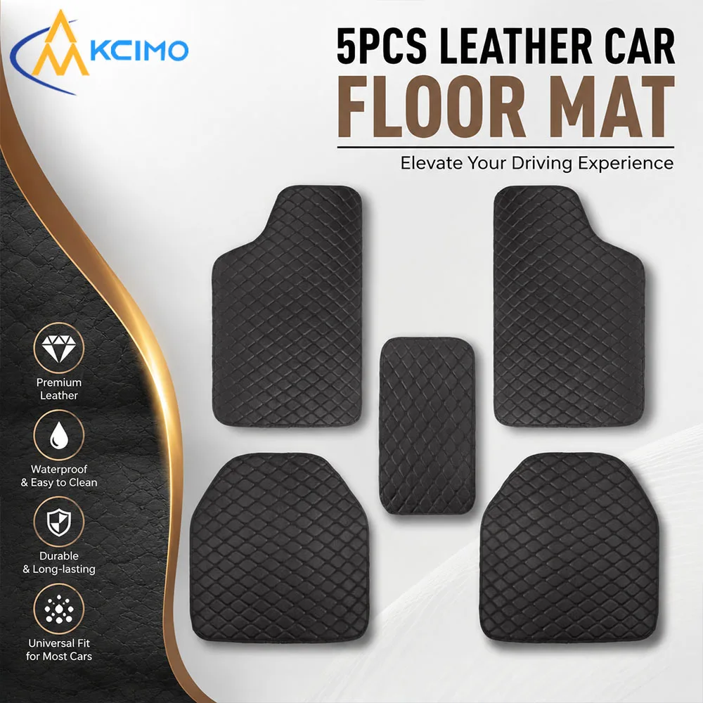 Universal 5Pcs Leather Car Floor Mats Waterproof Non-Slip Auto Carpet Interior Protection Accessories
Universal 5Pcs Leather Car Floor Mats Waterproof Non-Slip Auto Carpet Interior Protection Accessories