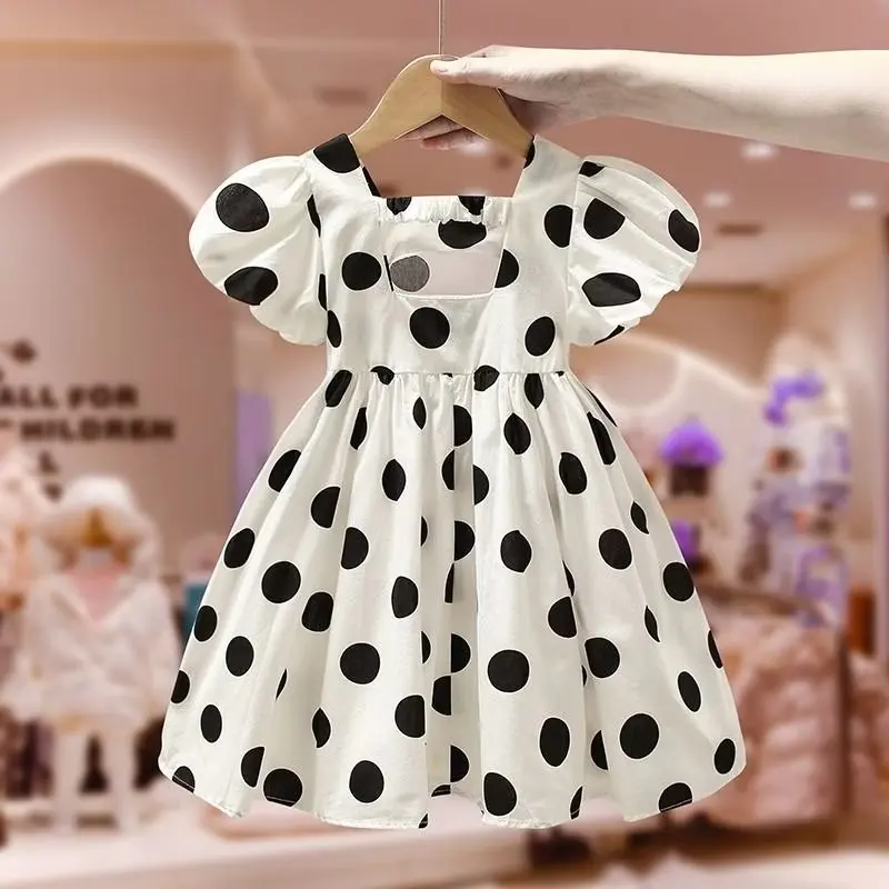 Children Summer Dresses Sleeveless Polka Dot Dress Clothes Big Girls Fashion Party Vestido Princess
Children Summer Dresses Sleeveless Polka Dot Dress Clothes Big Girls Fashion Party Vestido Princess