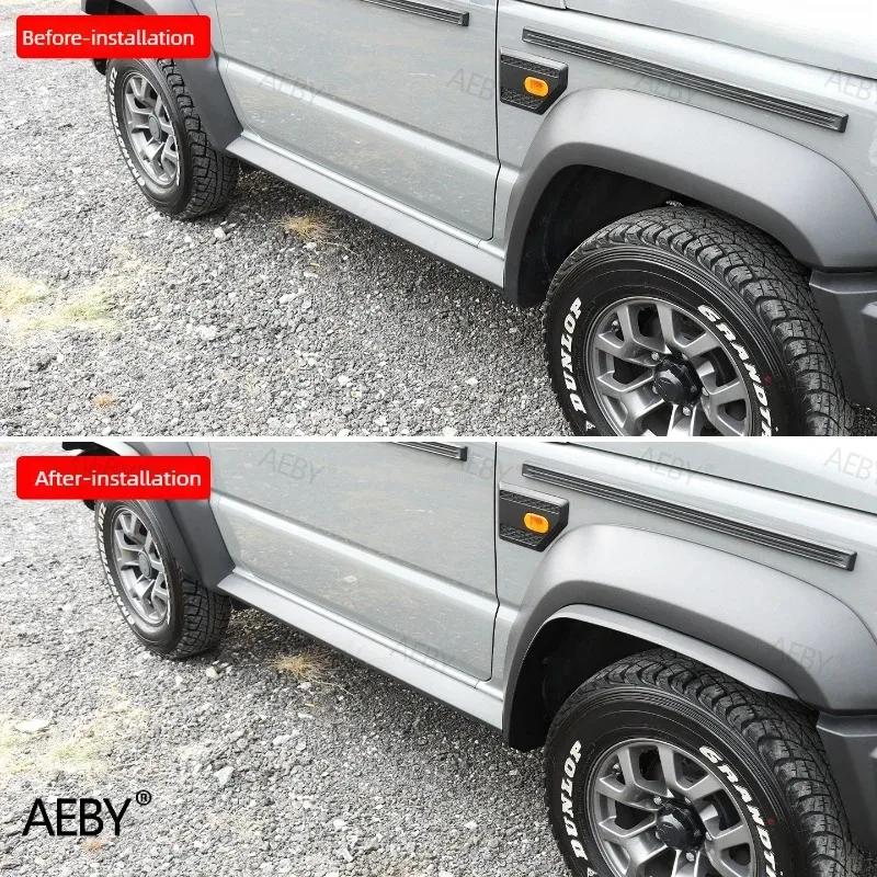 For Suzuki Jimny 2019-2026 Widen small round eyebrows,Car external accessories,fender splash guard,black wheel arch caps
For Suzuki Jimny 2019-2026 Widen small round eyebrows,Car external accessories,fender splash guard,black wheel arch caps