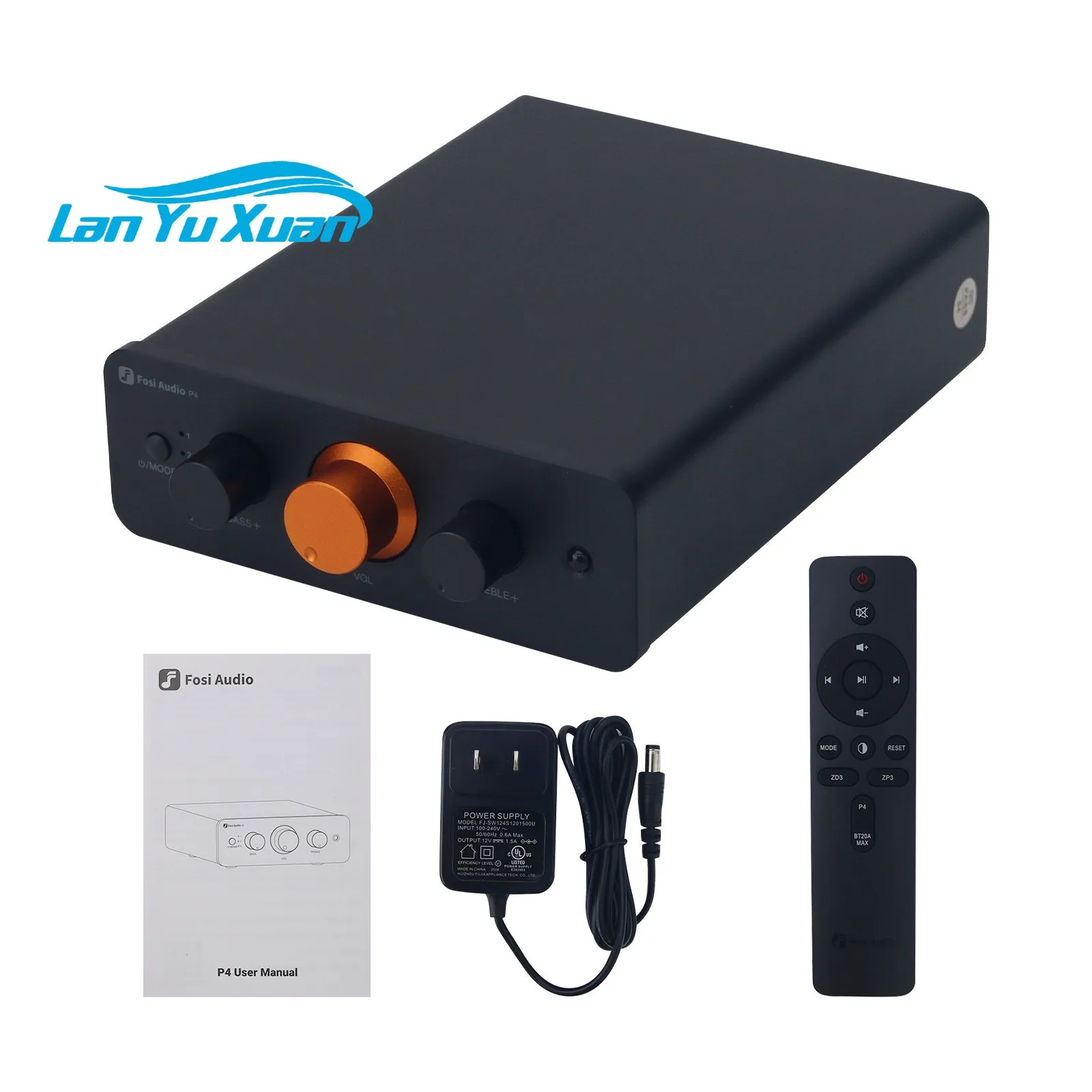 Fosi Audio P4 Mini Preamplifier Preamp w/ Bypass Function Adjustable Gains & 3 Groups of RCA Inputs
Fosi Audio P4 Mini Preamplifier Preamp w/ Bypass Function Adjustable Gains & 3 Groups of RCA Inputs