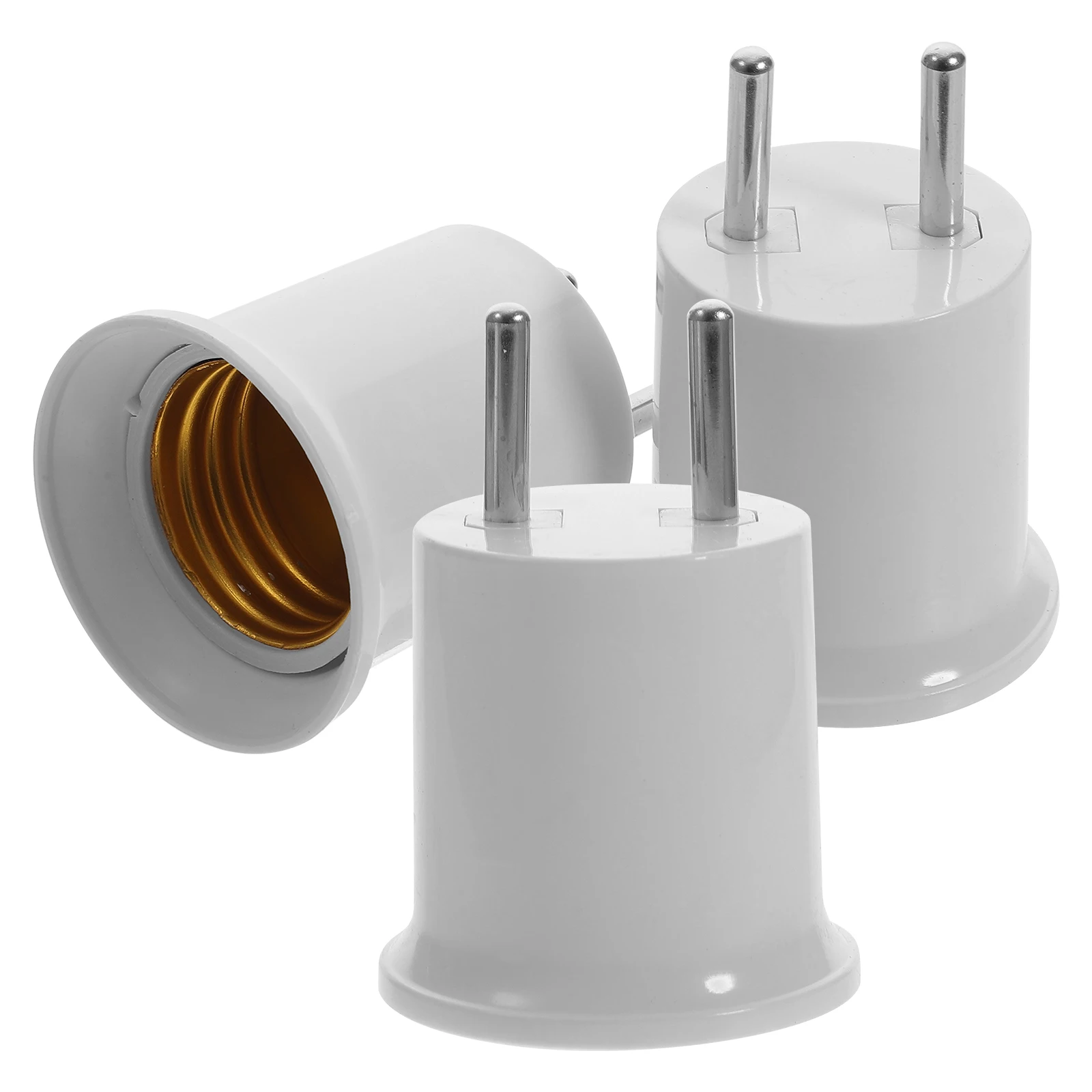 3pcs E27 Lamp Holder Adapter High Grade Copper Contact Wall Light Pathway Night Light E26 E27 Socket Plug LED Bulb Tube
3pcs E27 Lamp Holder Adapter High Grade Copper Contact Wall Light Pathway Night Light E26 E27 Socket Plug LED Bulb Tube