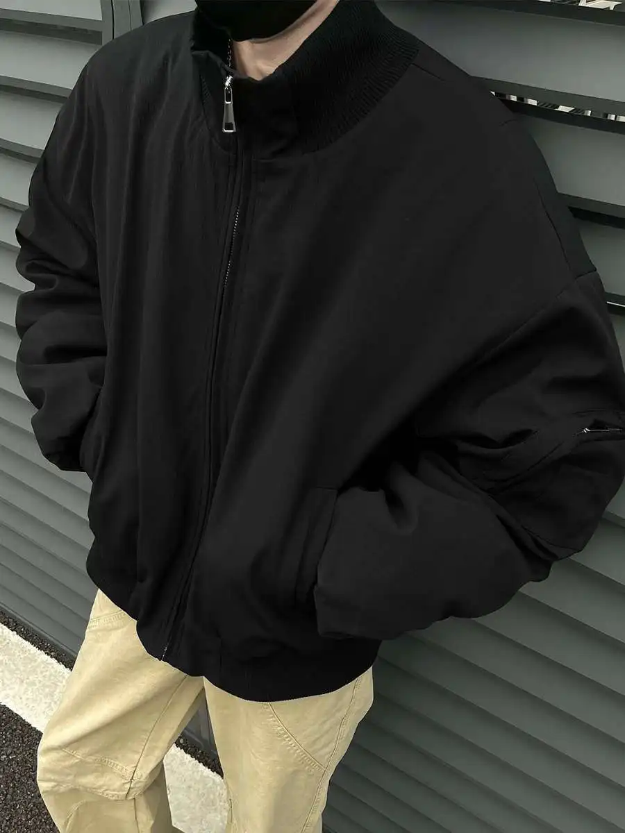 Мужская зимняя утепленная хлопковая куртка свободного кроя с воротником-стойкой, повседневное теплое пальто на молнии, однотонная повседневная одежда для мужчин
Мужская зимняя утепленная хлопковая куртка свободного кроя с воротником-стойкой, повседневное теплое пальто на молнии, однотонная повседневная одежда для мужчин