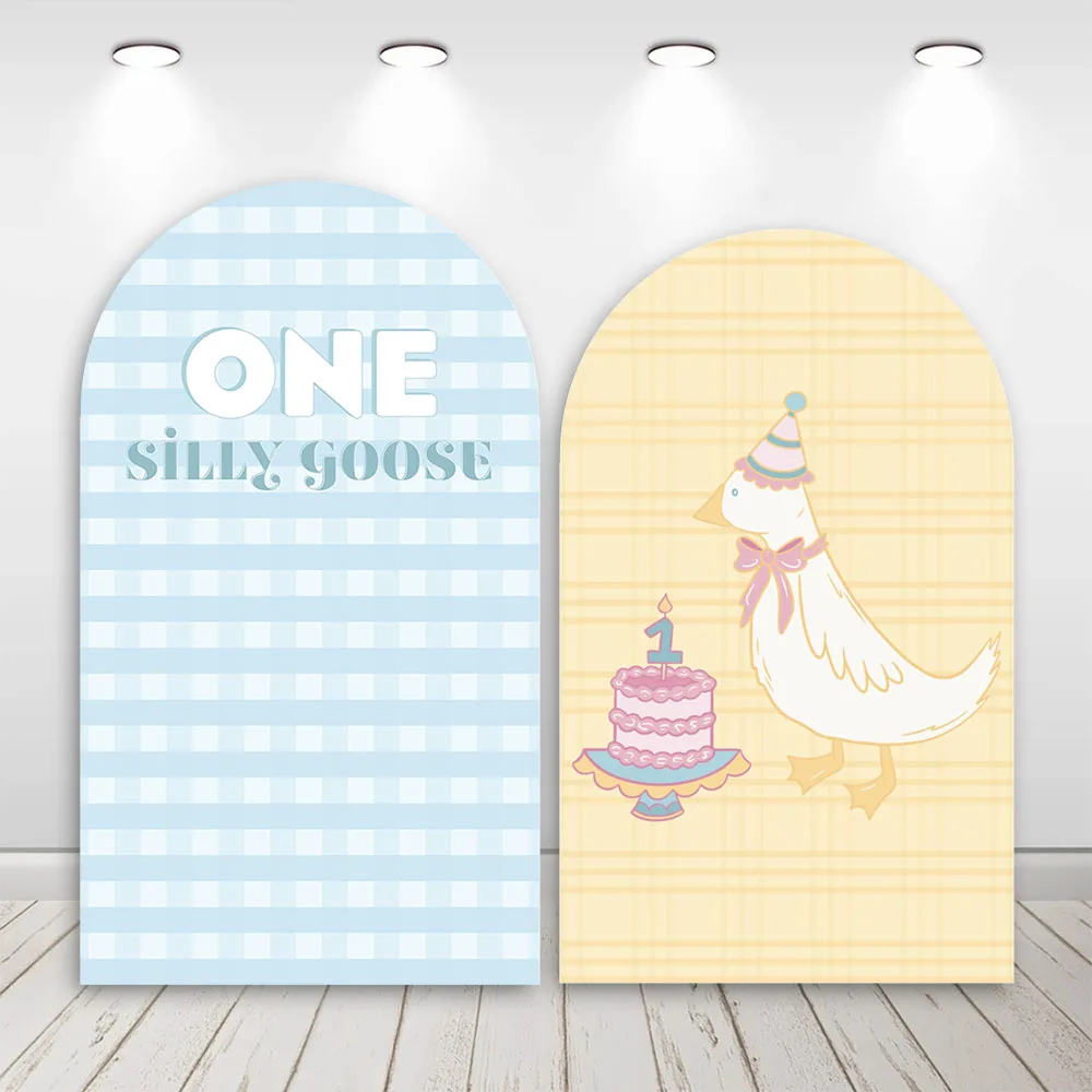 Mehofond Custom 2-Sided Blue Grid One Silly Goose Kids Birthday Party Baby Shower Covers Chiara Arch Background Decor Backdrop
Mehofond Custom 2-Sided Blue Grid One Silly Goose Kids Birthday Party Baby Shower Covers Chiara Arch Background Decor Backdrop