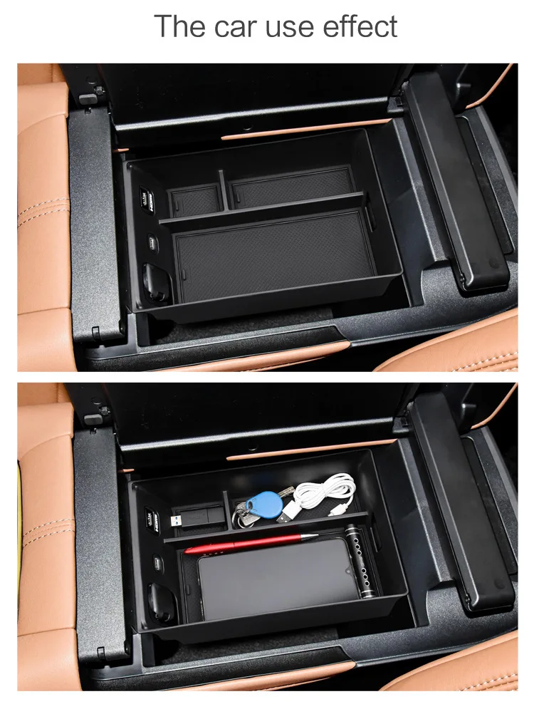 For 24 Models of Alphard 40 Series Central Control Armrest Box Storage Box ALPHARD 40 Car Accessories Modification Parts