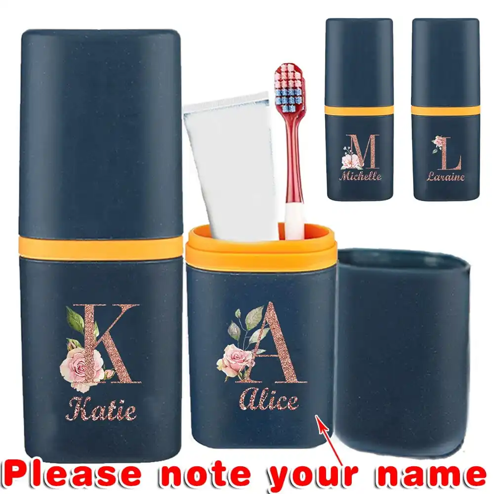 Customized Name Toothbrush Case Portable Mouthwash Cup Detachable Storage Box Toothpaste Holder for Comb Travel Accessories DIY
Customized Name Toothbrush Case Portable Mouthwash Cup Detachable Storage Box Toothpaste Holder for Comb Travel Accessories DIY