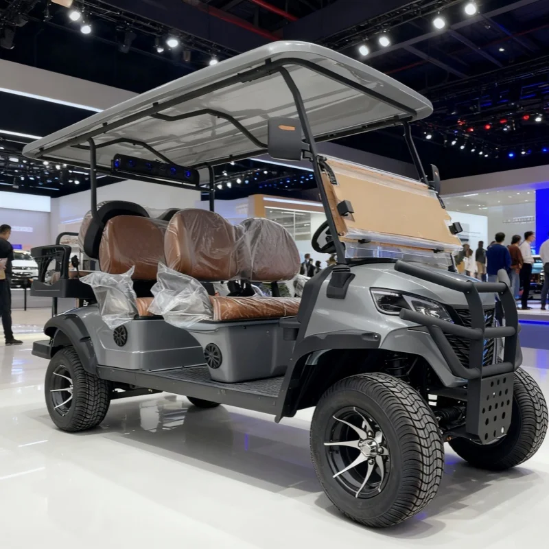Brand Electric Golf Cart For Sale Street Legal Golf Cars 6 4+2 Seater With Folding Windshield Front Bumper Bluetooth Speakers
Brand Electric Golf Cart For Sale Street Legal Golf Cars 6 4+2 Seater With Folding Windshield Front Bumper Bluetooth Speakers