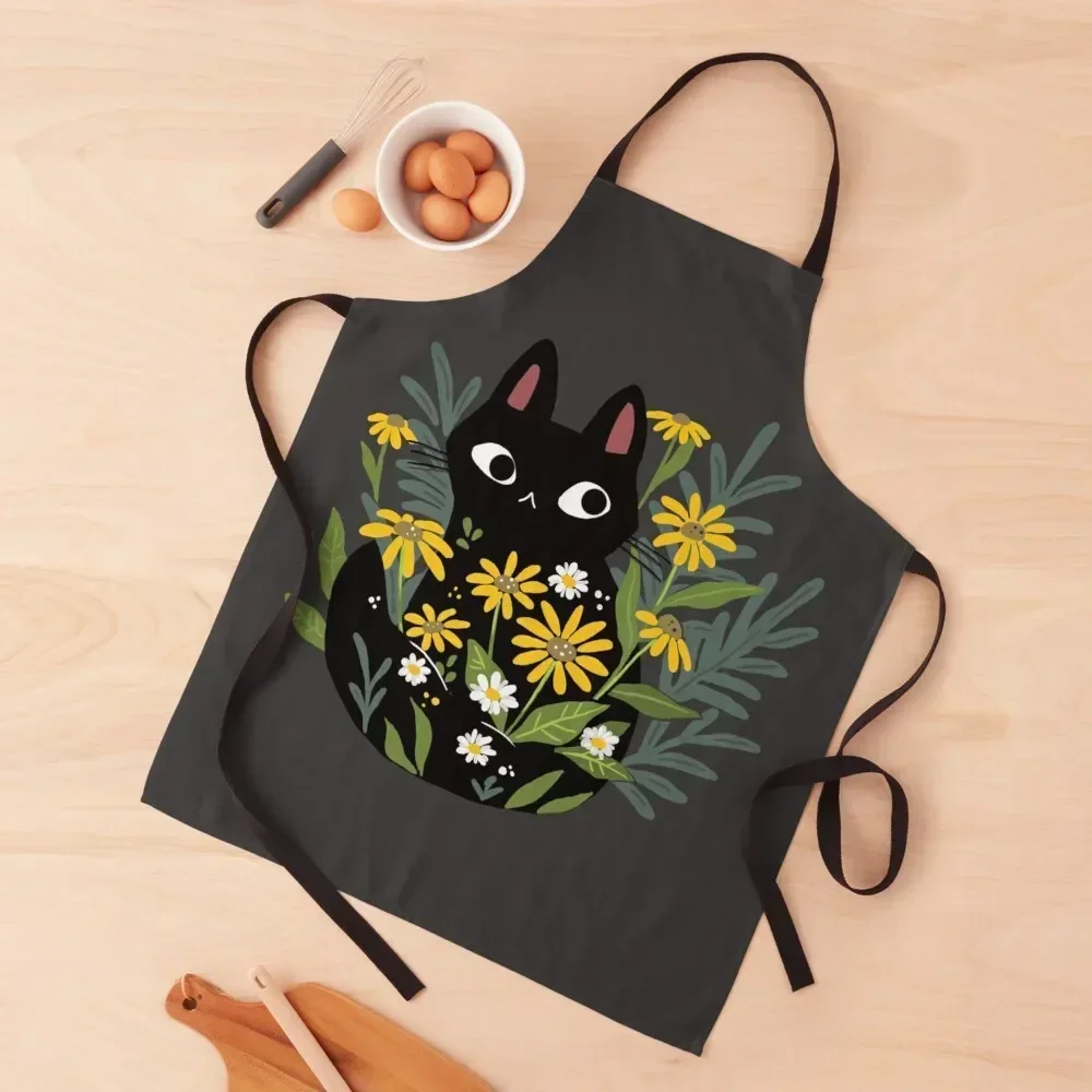 Black cat with flowers Apron Sexy kitchen and home women's kitchens Customizable Apron
Black cat with flowers Apron Sexy kitchen and home women's kitchens Customizable Apron