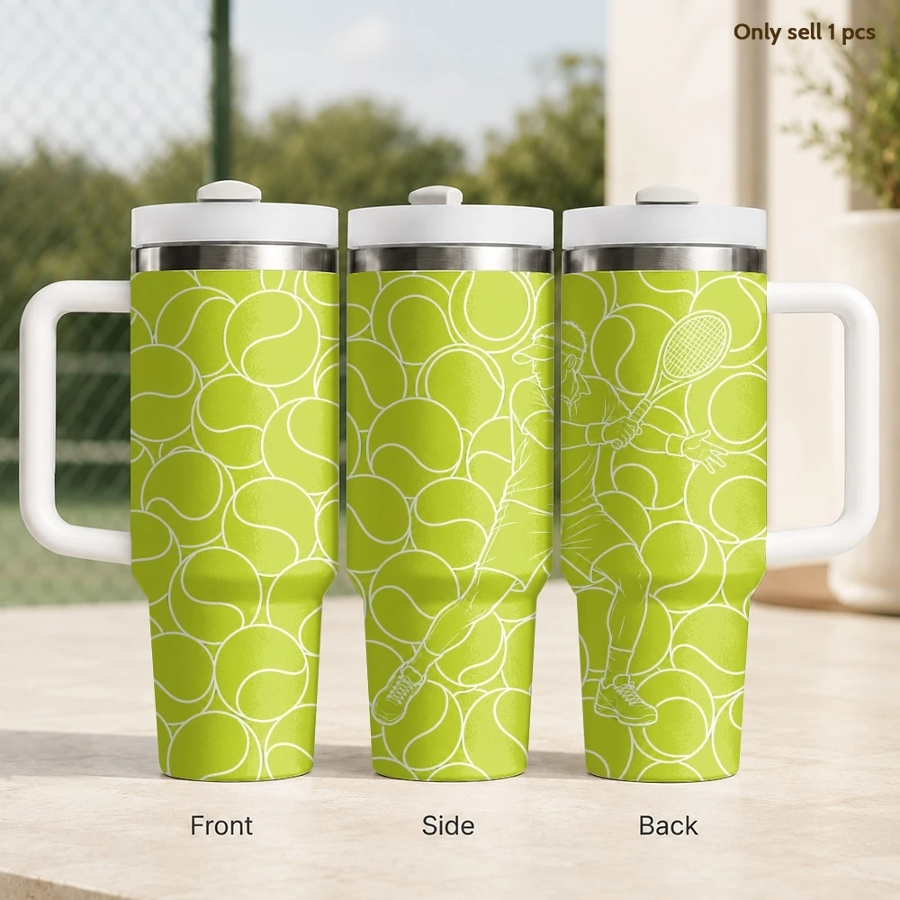 Ball sports athletes design Vacuum Flasks 40oz Stainless Steel Insulated Tumbler with Handle & Straw Leakproof Travel Mug
Ball sports athletes design Vacuum Flasks 40oz Stainless Steel Insulated Tumbler with Handle & Straw Leakproof Travel Mug