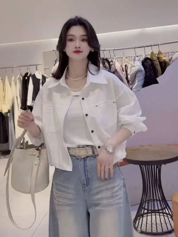 Light Blue Loose Women's Shirt Slimming Fashionable Spring Summer New Style Ultra Beautiful Thin Sun Protection Cardigan
Light Blue Loose Women's Shirt Slimming Fashionable Spring Summer New Style Ultra Beautiful Thin Sun Protection Cardigan