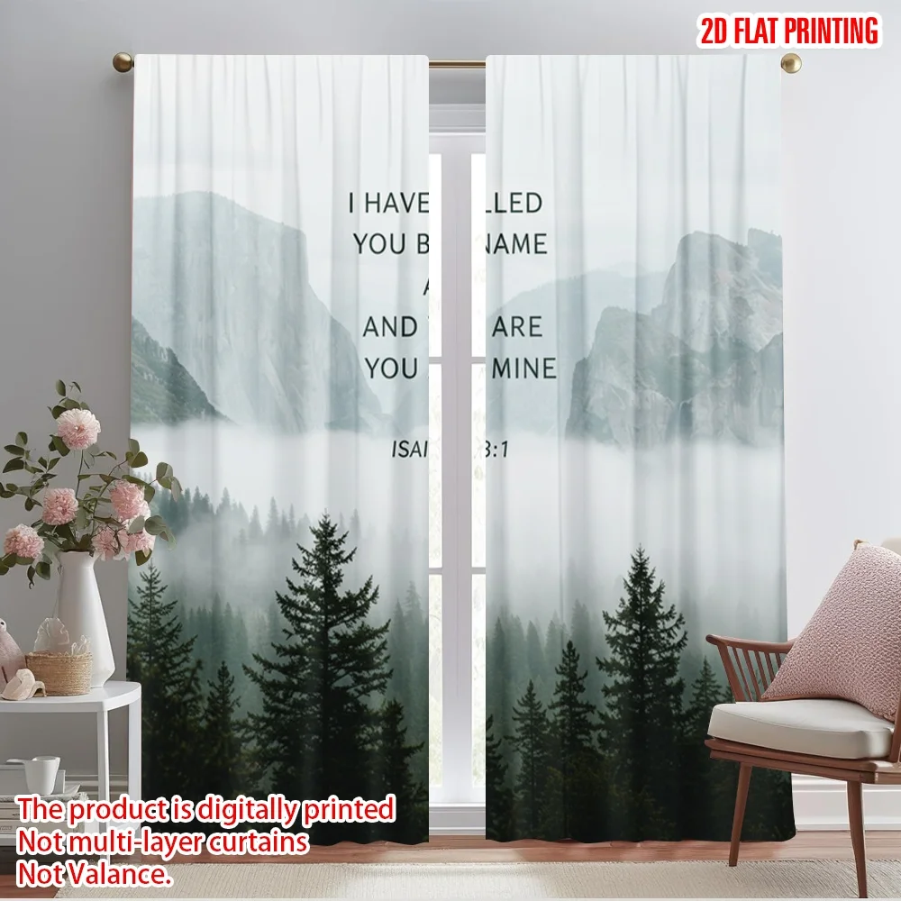 2pcs 2D flat printing Drapes Mountain Fog Pine Trees Polyester Without Electricity Birthday Party Perfect for Holiday Party
2pcs 2D flat printing Drapes Mountain Fog Pine Trees Polyester Without Electricity Birthday Party Perfect for Holiday Party