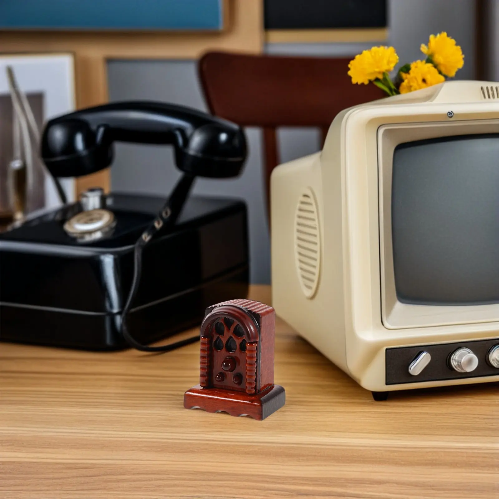Miniature Dollhouse :12 Scale Retro Wooden Finish Vintage Decor Realistic Detail for Dollhouse Scene Photo Prop Home
Miniature Dollhouse :12 Scale Retro Wooden Finish Vintage Decor Realistic Detail for Dollhouse Scene Photo Prop Home