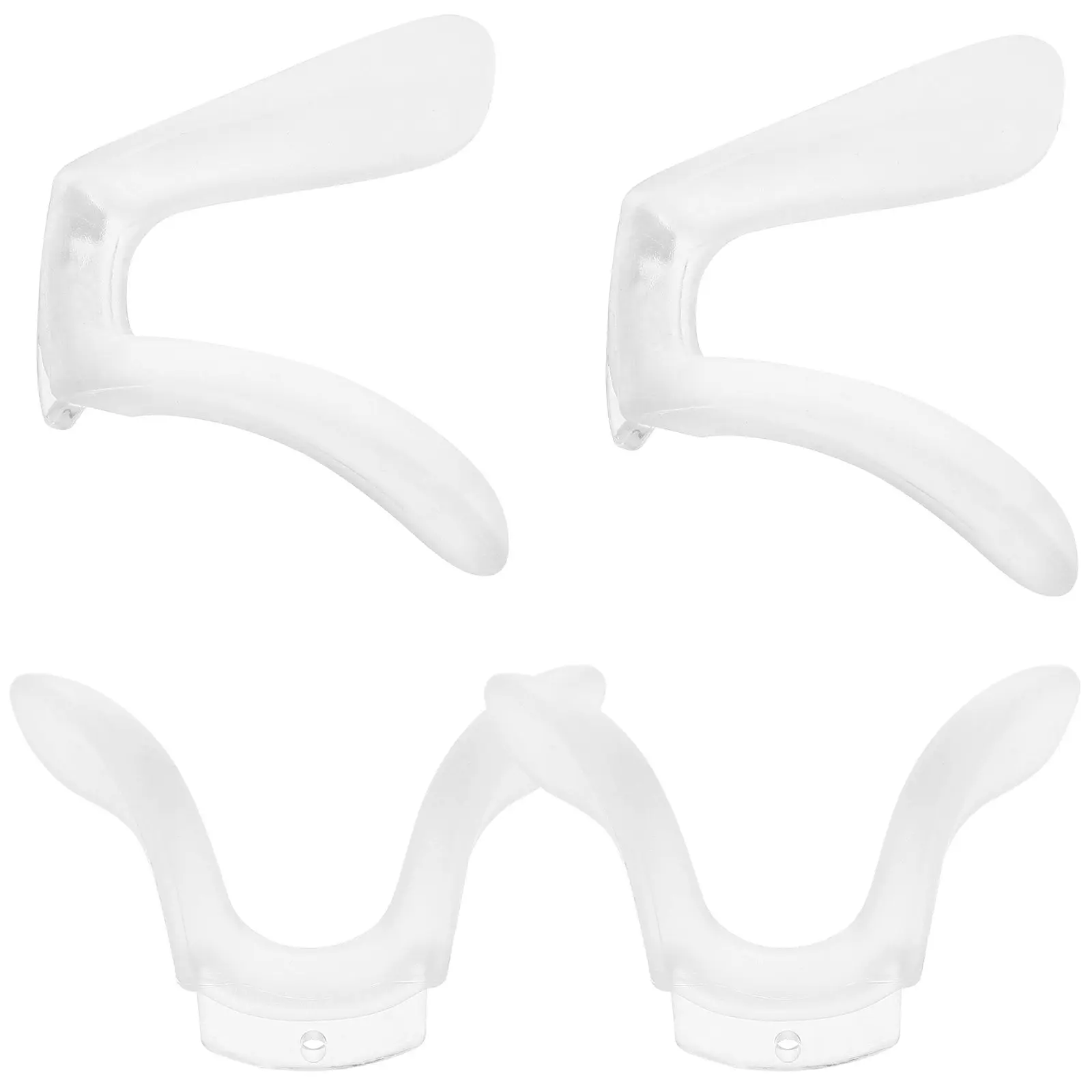 4Pcs Eyeglass Nose Pads Silicone Cushions Replaceable Glasses Nose Support Comfortable Non Slip Frame Parts Pad for Glasses
4Pcs Eyeglass Nose Pads Silicone Cushions Replaceable Glasses Nose Support Comfortable Non Slip Frame Parts Pad for Glasses