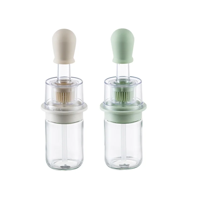 A84X-2 PCS Silicone Oil Bottle Brush Set Oil Bottle Brush For BBQ Grill For Baking, BBQ Grill 180ML
A84X-2 PCS Silicone Oil Bottle Brush Set Oil Bottle Brush For BBQ Grill For Baking, BBQ Grill 180ML