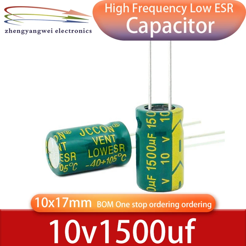 10v1500uf 10x17 20pcs 105C ° high-frequency low resistance electrolytic capacitors
10v1500uf 10x17 20pcs 105C ° high-frequency low resistance electrolytic capacitors
