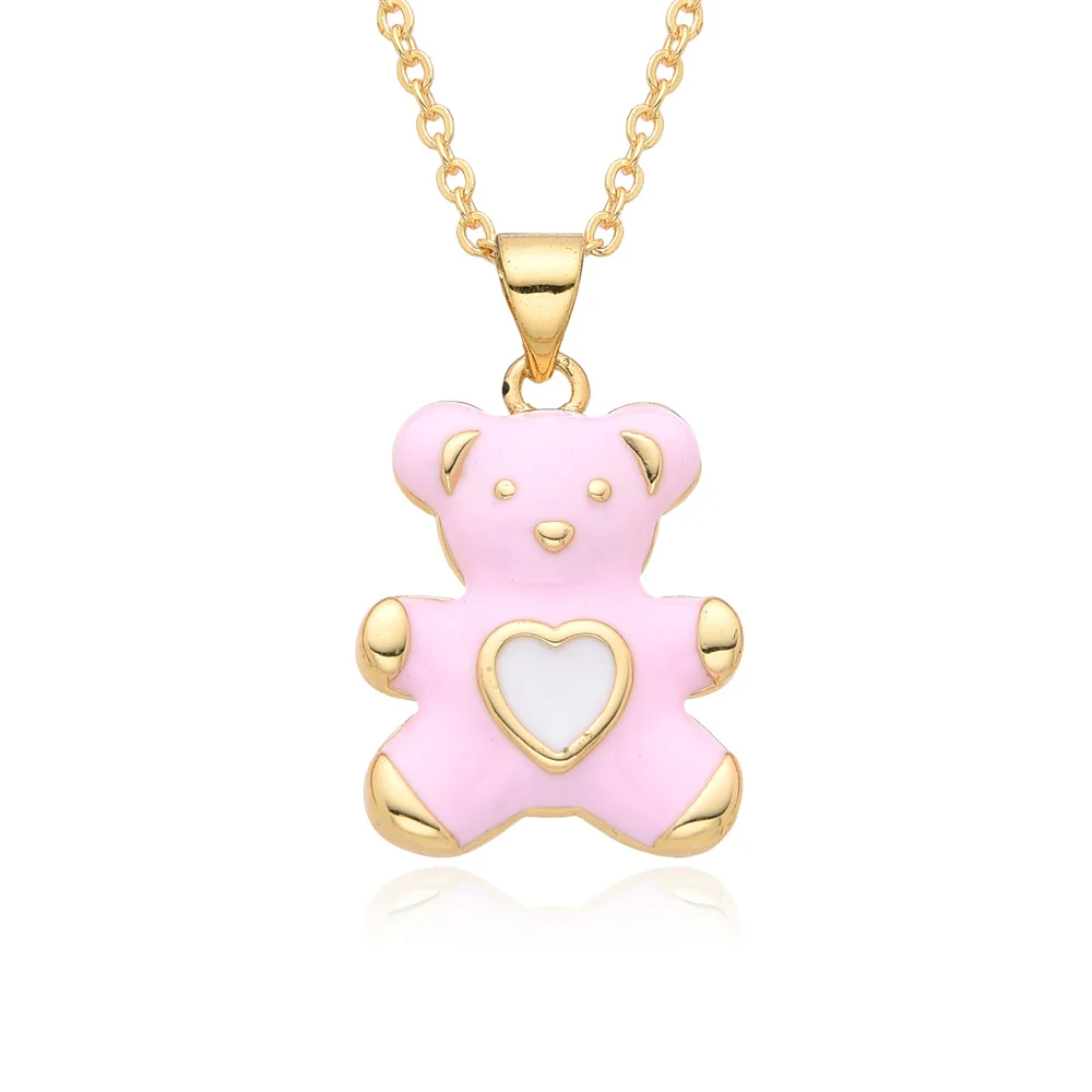 Модный масляный маленький медвежонок - медный кулон для женщин, милое и простое кукольное ожерелье, подарок на день рождения
Модный масляный маленький медвежонок - медный кулон для женщин, милое и простое кукольное ожерелье, подарок на день рождения