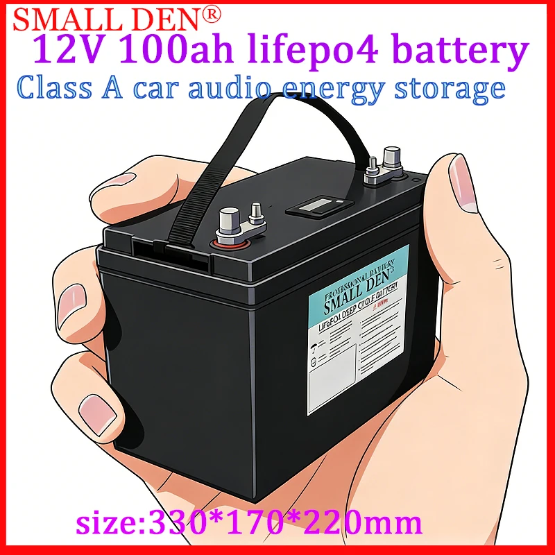 12.8v 100AH LiFePO4 Battery Outdoors Touring Car Multifunctional USB Type-C Output for Golf cart boat 14.6v Charger 12V 1200W
12.8v 100AH LiFePO4 Battery Outdoors Touring Car Multifunctional USB Type-C Output for Golf cart boat 14.6v Charger 12V 1200W