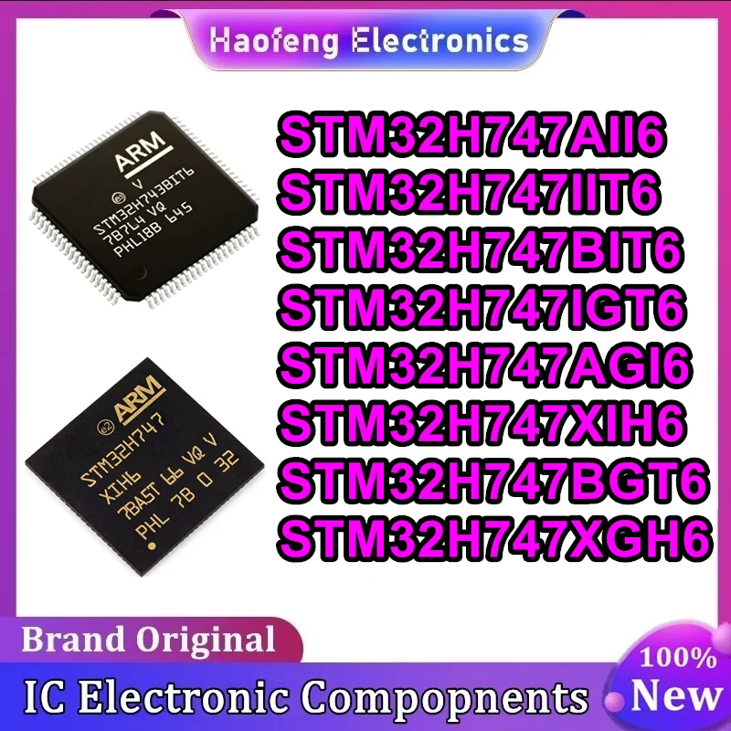 STM32H747AII6 STM32H747IIT6 STM32H747AGI6 STM32H747IGT6 STM32H747BIT6 STM32H747XIH6 STM32H747BGT6 STM32H747XGH6 Микросхема Новый
STM32H747AII6 STM32H747IIT6 STM32H747AGI6 STM32H747IGT6 STM32H747BIT6 STM32H747XIH6 STM32H747BGT6 STM32H747XGH6 Микросхема Новый