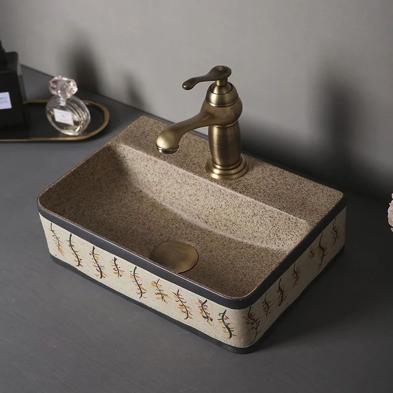 New Rectangular shape Europe style chinese washbasin sink Jingdezhen Art Counter Top ceramic bathroom sink luxury wash basin
New Rectangular shape Europe style chinese washbasin sink Jingdezhen Art Counter Top ceramic bathroom sink luxury wash basin