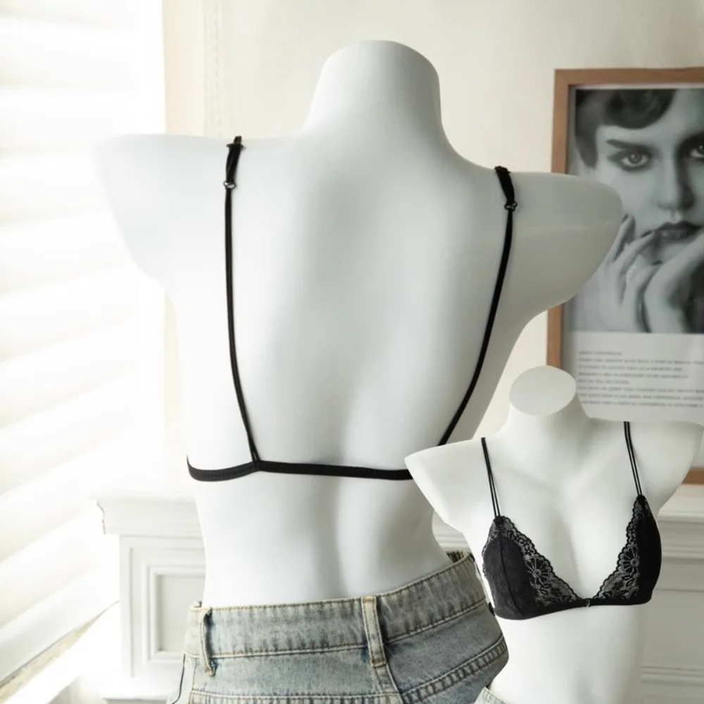 Ultra-thin Shoulder Strap Lace Wireless V Bra Shockproof Front Button Lingerie Lace Floral Print Bra Gathered Breasts
Ultra-thin Shoulder Strap Lace Wireless V Bra Shockproof Front Button Lingerie Lace Floral Print Bra Gathered Breasts