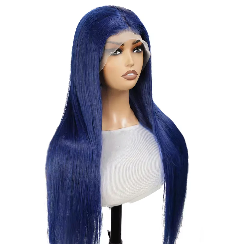 Dark Blue Wigs Human Hair 13x4 HD Lace Frontal Wig Bone Straight Midnight Blue Lace Front Human Hair Wigs For Women Glueless Wig
Dark Blue Wigs Human Hair 13x4 HD Lace Frontal Wig Bone Straight Midnight Blue Lace Front Human Hair Wigs For Women Glueless Wig