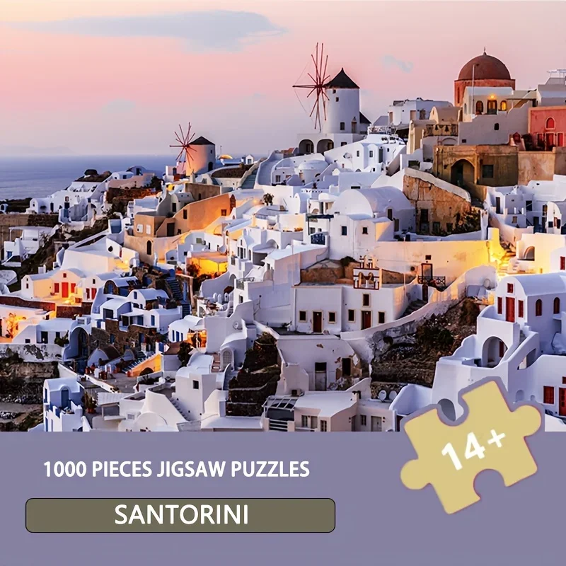 68cm*49cm 1000pcs Santorini Jigsaw Puzzle Adult Stress Beautiful Landscape Painting Puzzle Home Wall Decor Christmas Gift Toys
68cm*49cm 1000pcs Santorini Jigsaw Puzzle Adult Stress Beautiful Landscape Painting Puzzle Home Wall Decor Christmas Gift Toys