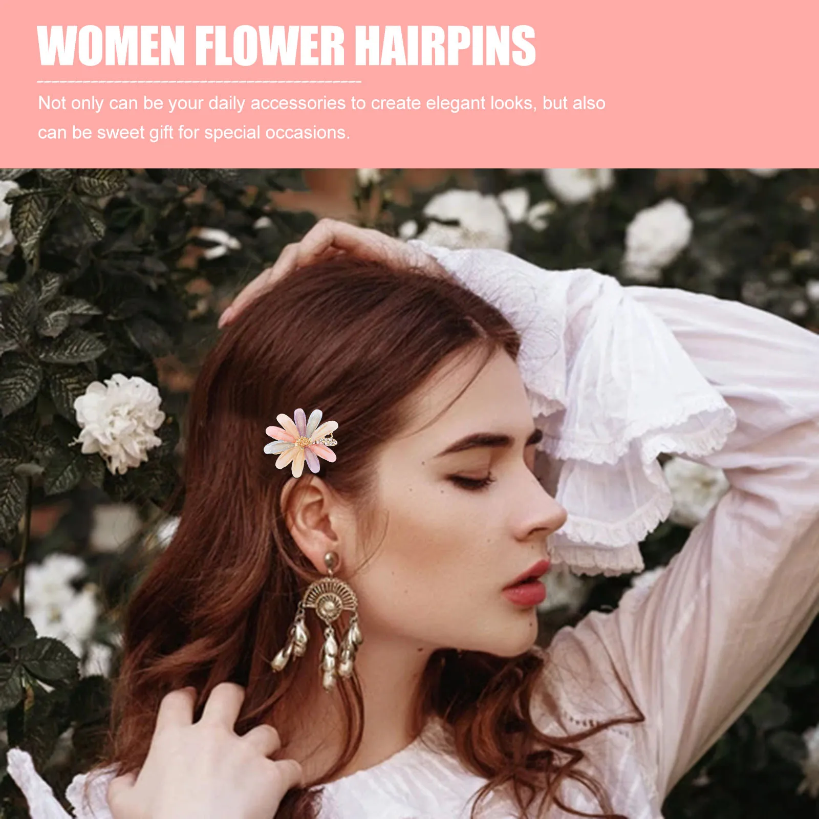 4pcs Floral Hair Clips Flower French Barrettes Metal Pearl Resin Women Bride Party Carnival Christmas Elegant Daily Accessories
4pcs Floral Hair Clips Flower French Barrettes Metal Pearl Resin Women Bride Party Carnival Christmas Elegant Daily Accessories
