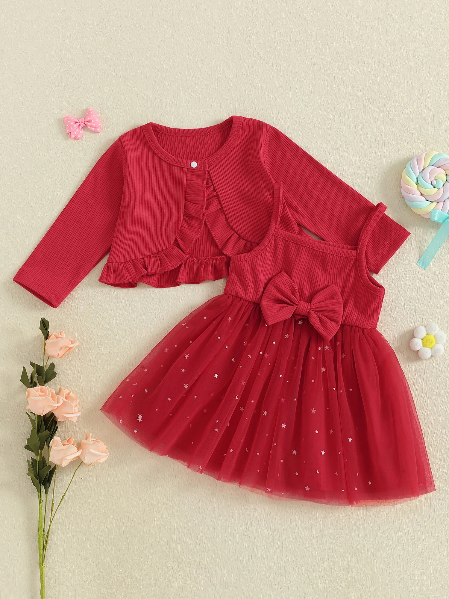 Girls 3-piece Set Sparkling Sequin Top with Tulle Skirt and Matching Jacket for Stylish Everyday Wear
Girls 3-piece Set Sparkling Sequin Top with Tulle Skirt and Matching Jacket for Stylish Everyday Wear