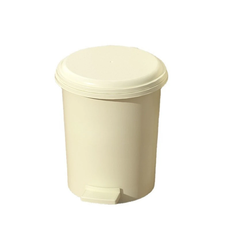 Household large trash can with lid, kitchen, living room, bathroom, toilet, foot-operated light luxury, paper basket cream wind
Household large trash can with lid, kitchen, living room, bathroom, toilet, foot-operated light luxury, paper basket cream wind