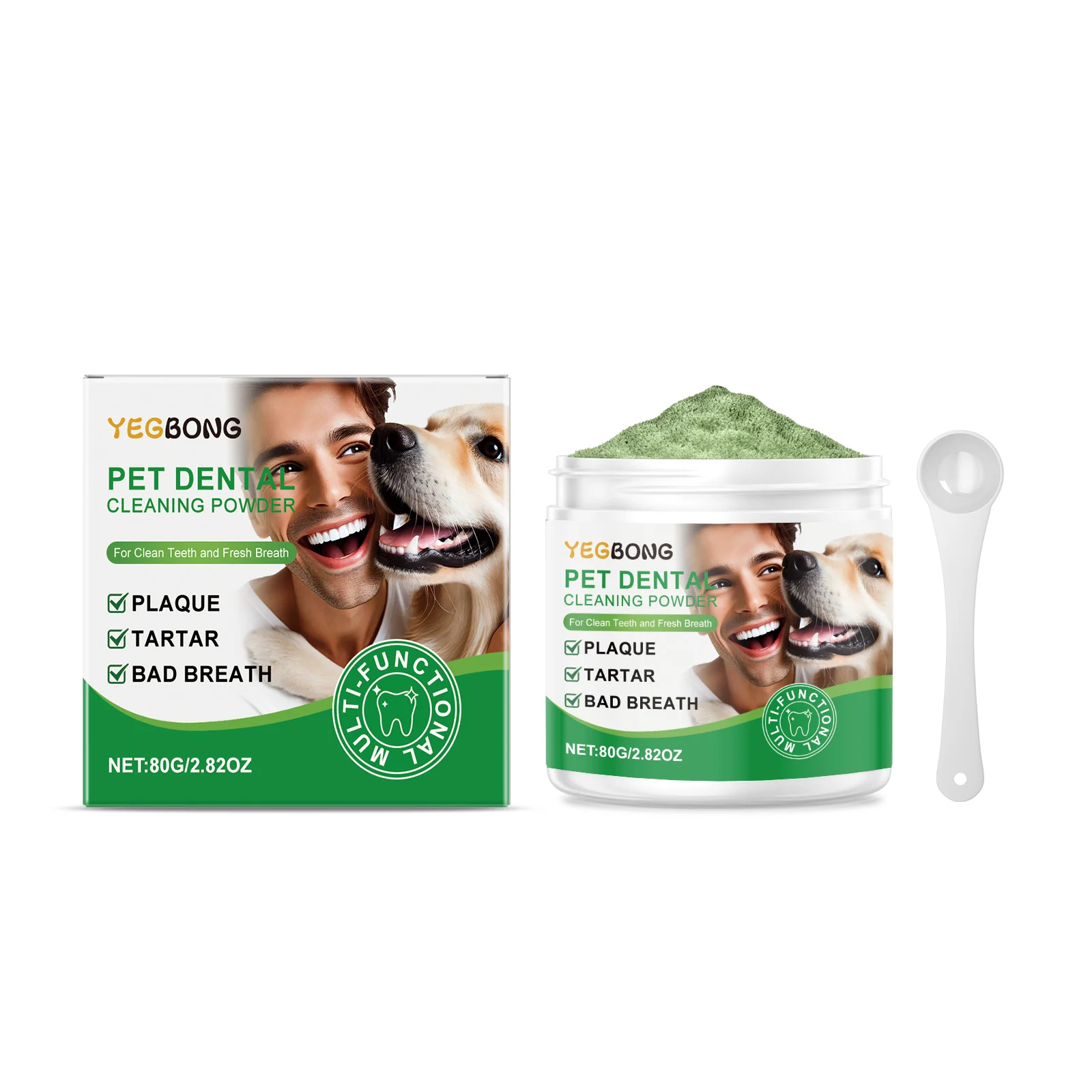 Pet Teeth Cleaning Powder Dog Teeth Cleaning Mouth Odor Fresh Breath Tooth Cleansing Powder Safe And Harmless
Pet Teeth Cleaning Powder Dog Teeth Cleaning Mouth Odor Fresh Breath Tooth Cleansing Powder Safe And Harmless