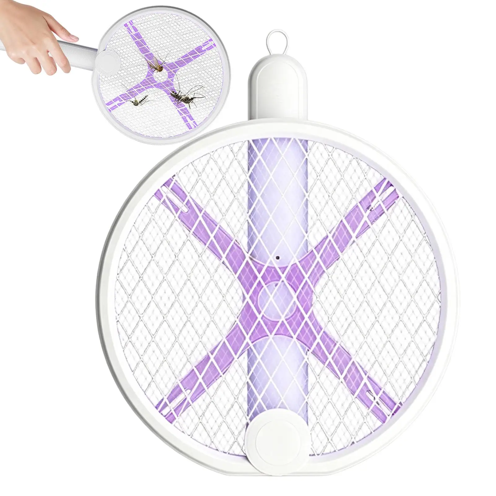 Electric Fly Swatter Racket 2-in-1 Foldable Gnat Zapper Racket With Attractant Light Portable Electric Fly Swatter For Home
Electric Fly Swatter Racket 2-in-1 Foldable Gnat Zapper Racket With Attractant Light Portable Electric Fly Swatter For Home