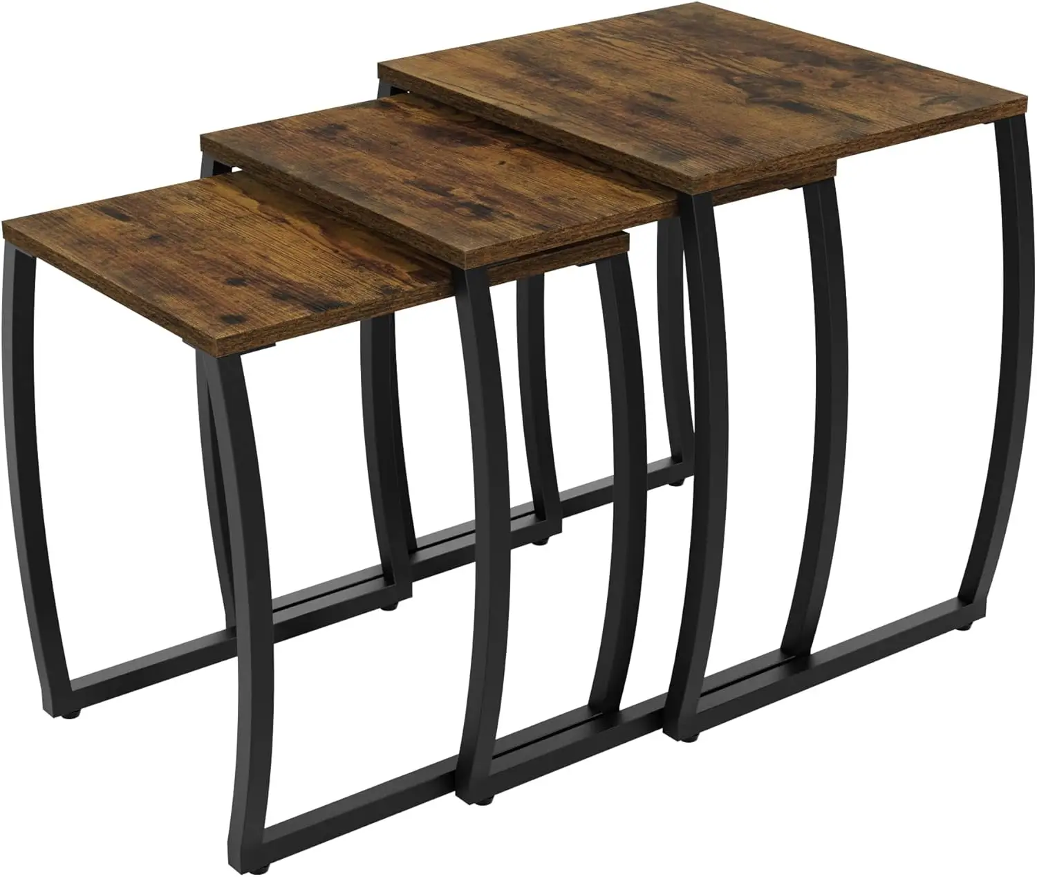 Nesting Tables, Vintage Side End Tables Living Room, Coffee Snack Table Set of 3
Nesting Tables, Vintage Side End Tables Living Room, Coffee Snack Table Set of 3