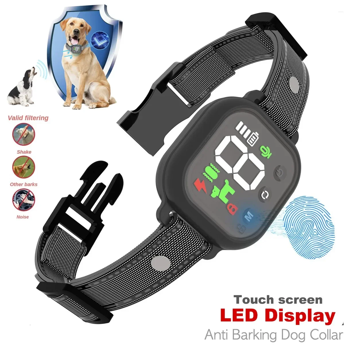 Умный автоматический ошейник для собак с сенсорным экраном и цифровым дисплеем HD, водонепроницаемый ошейник IP67, перезаряжаемый для аксессуаров для домашних животных
Умный автоматический ошейник для собак с сенсорным экраном и цифровым дисплеем HD, водонепроницаемый ошейник IP67, перезаряжаемый для аксессуаров для домашних животных