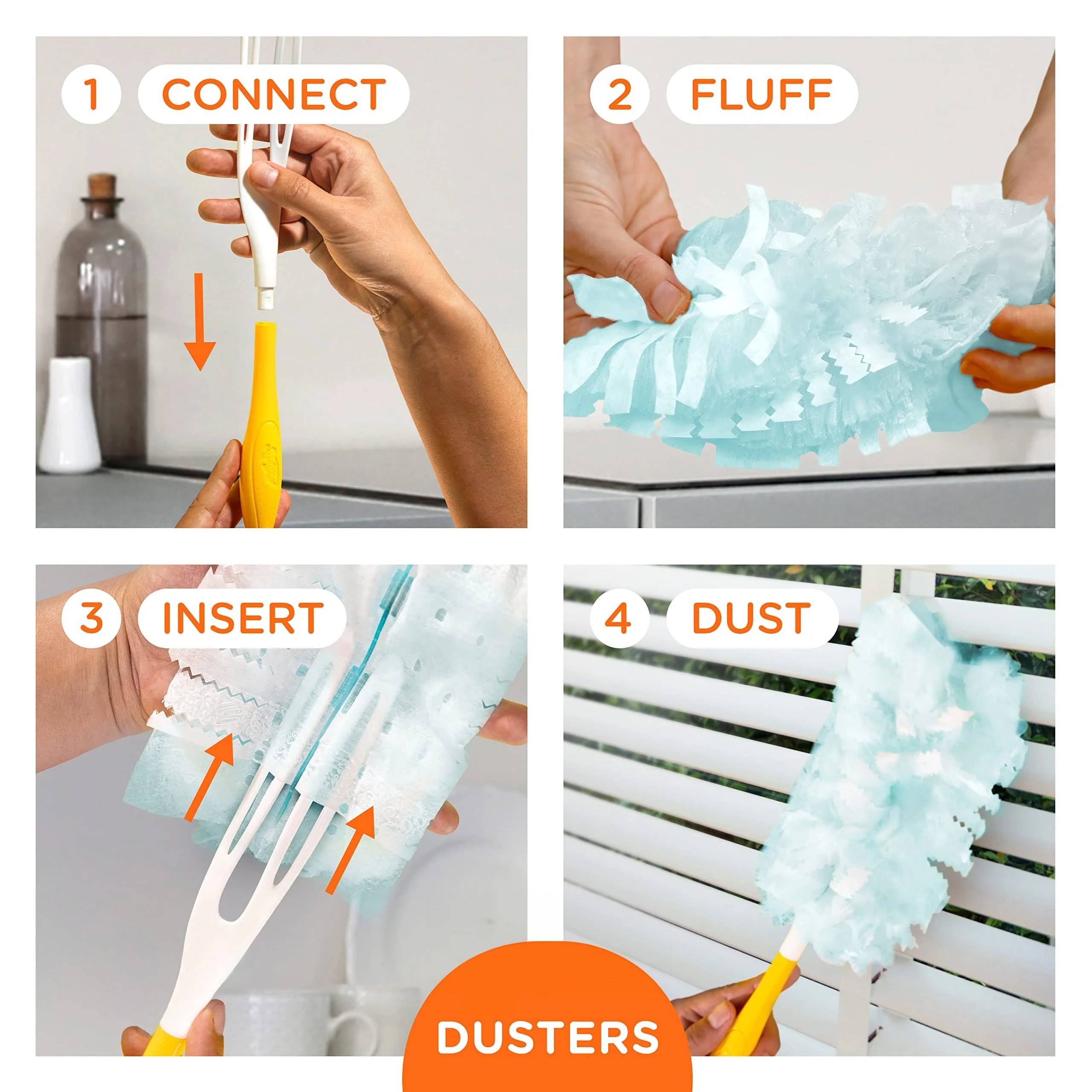 Replaceable Microfiber Dusting Cloth Refill for Home/Car Cleaning Table Top Dusting Accessories (Handle Not Included)
Replaceable Microfiber Dusting Cloth Refill for Home/Car Cleaning Table Top Dusting Accessories (Handle Not Included)