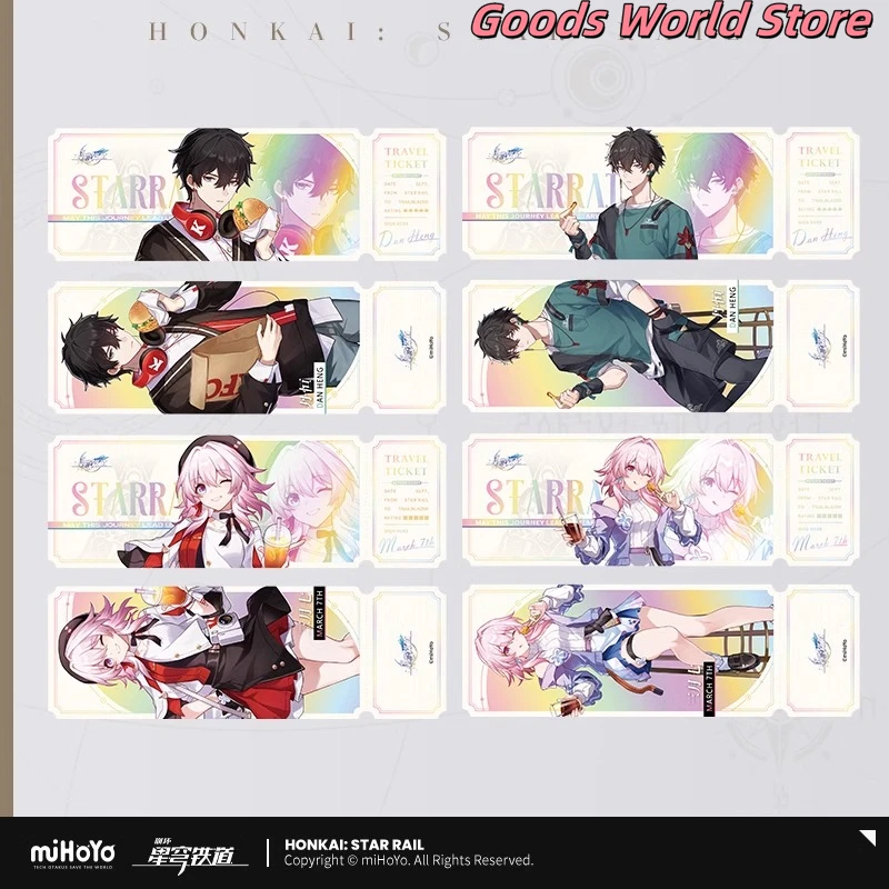 Оригинальный Danheng Marth 7-й лазерный билет Mihoyo Honkai Star Rail Marth 7th Косплей Костюм Аниме Игровой аксессуар Подарки на день рождения
Оригинальный Danheng Marth 7-й лазерный билет Mihoyo Honkai Star Rail Marth 7th Косплей Костюм Аниме Игровой аксессуар Подарки на день рождения