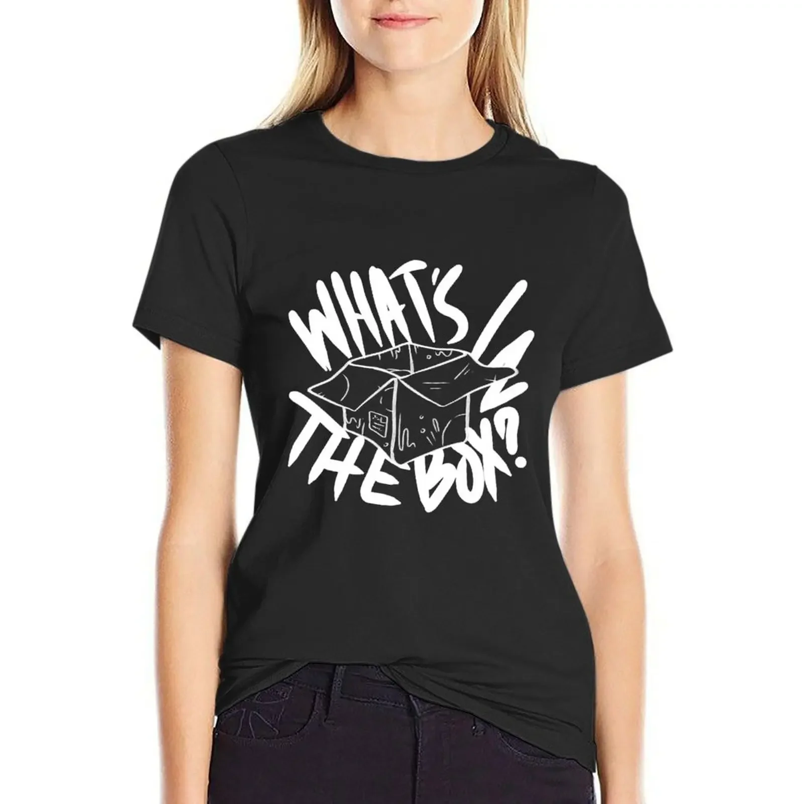 What's In The Box T-Shirt shirts graphic tees summer tops funny t-shirt dress for Women long
What's In The Box T-Shirt shirts graphic tees summer tops funny t-shirt dress for Women long