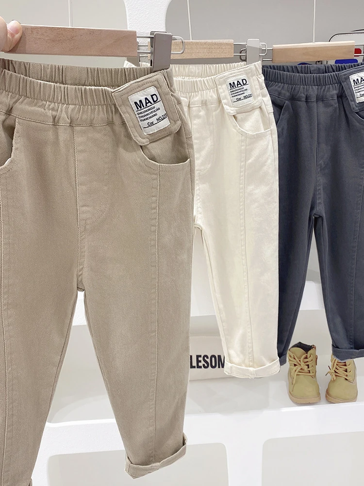 Новые весенние длинные брюки для девочек, повседневная рабочая одежда, брюки для маленьких девочек из смесового хлопка, удобные, модные, в корейском стиле
Новые весенние длинные брюки для девочек, повседневная рабочая одежда, брюки для маленьких девочек из смесового хлопка, удобные, модные, в корейском стиле