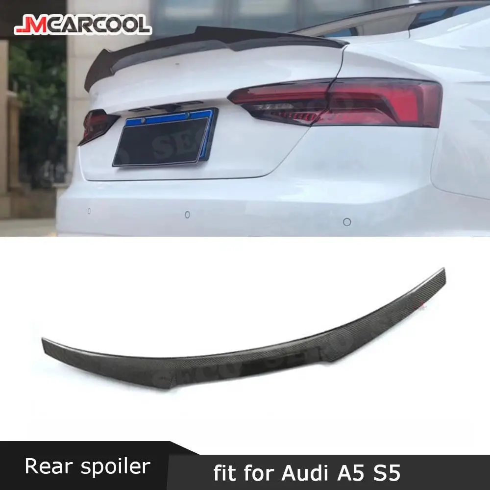JMCARCOOL для Audi A5 S5 Sedan Coupe 2017 2018 2019, спойлер из углеродного волокна, задний багажник, расширение, спойлер для губ, Стайлинг автомобиля
JMCARCOOL для Audi A5 S5 Sedan Coupe 2017 2018 2019, спойлер из углеродного волокна, задний багажник, расширение, спойлер для губ, Стайлинг автомобиля