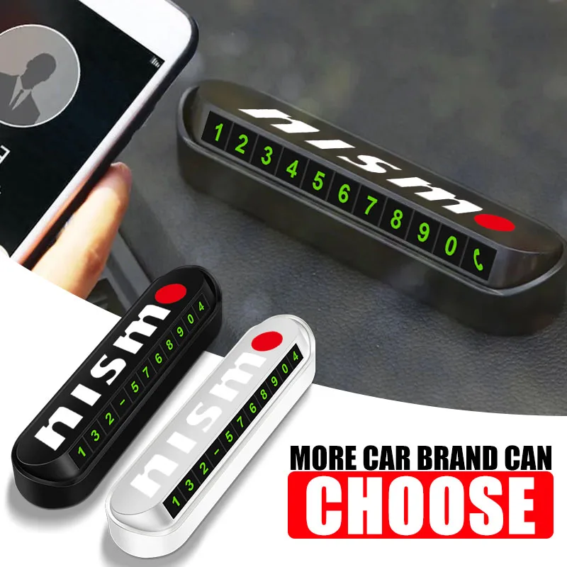 1Pcs Car Temporary Parking Card Phone Number Card Plate Emblem For Nismo Nissan Emblem R34 GTR Tiida Sylphy Teana X-trail 1 2
1Pcs Car Temporary Parking Card Phone Number Card Plate Emblem For Nismo Nissan Emblem R34 GTR Tiida Sylphy Teana X-trail 1 2