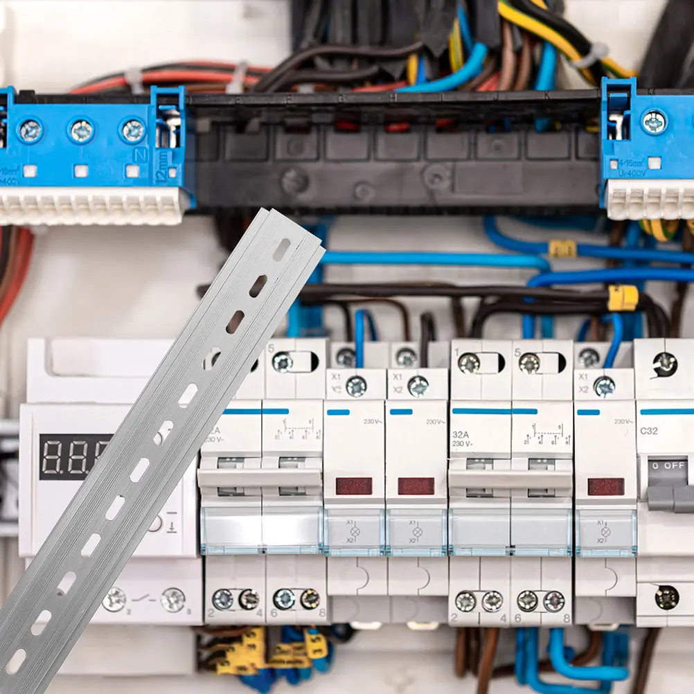 10pcs Metal Din Rail Mounting Accessories Slotted Steel Iron Tray for Electrical Components Empty Circuit Breaker Industrial
10pcs Metal Din Rail Mounting Accessories Slotted Steel Iron Tray for Electrical Components Empty Circuit Breaker Industrial