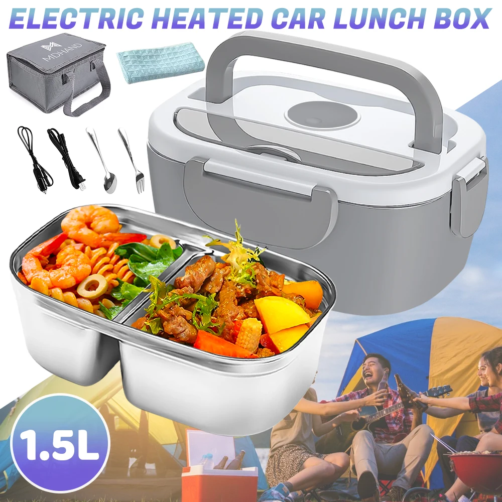 Portable 1.5L Large Capacity Electric Heated Lunch Box 65W Stainless Steel Food Warmer Container for Car/Truck/Office Dining Box
Portable 1.5L Large Capacity Electric Heated Lunch Box 65W Stainless Steel Food Warmer Container for Car/Truck/Office Dining Box