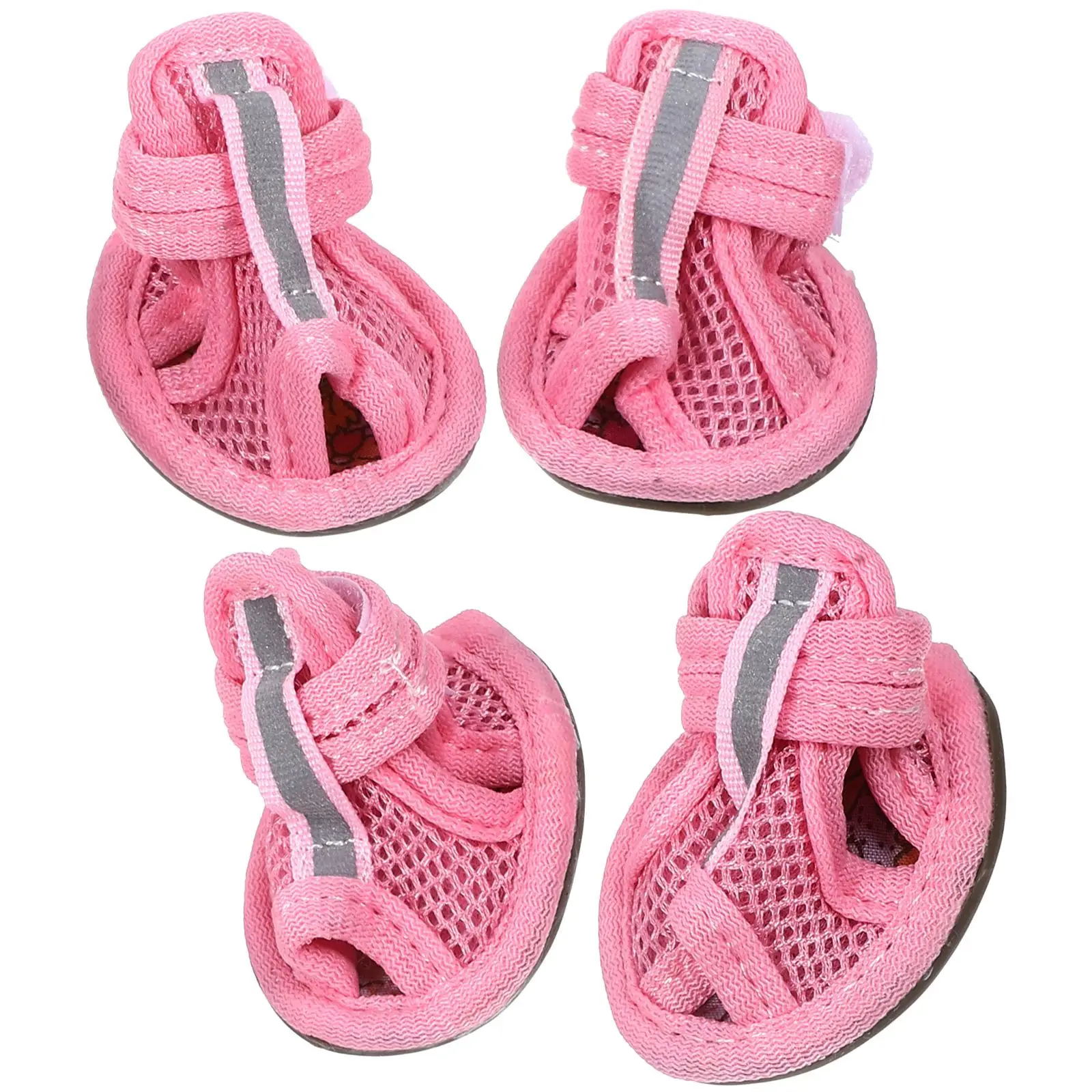 4 Pcs Pet Dog Shoes Summer Mesh Breathable Sandals for Hot Pavement Deck Beach 5 Sizes Flexible Sole Easy Clean
4 Pcs Pet Dog Shoes Summer Mesh Breathable Sandals for Hot Pavement Deck Beach 5 Sizes Flexible Sole Easy Clean