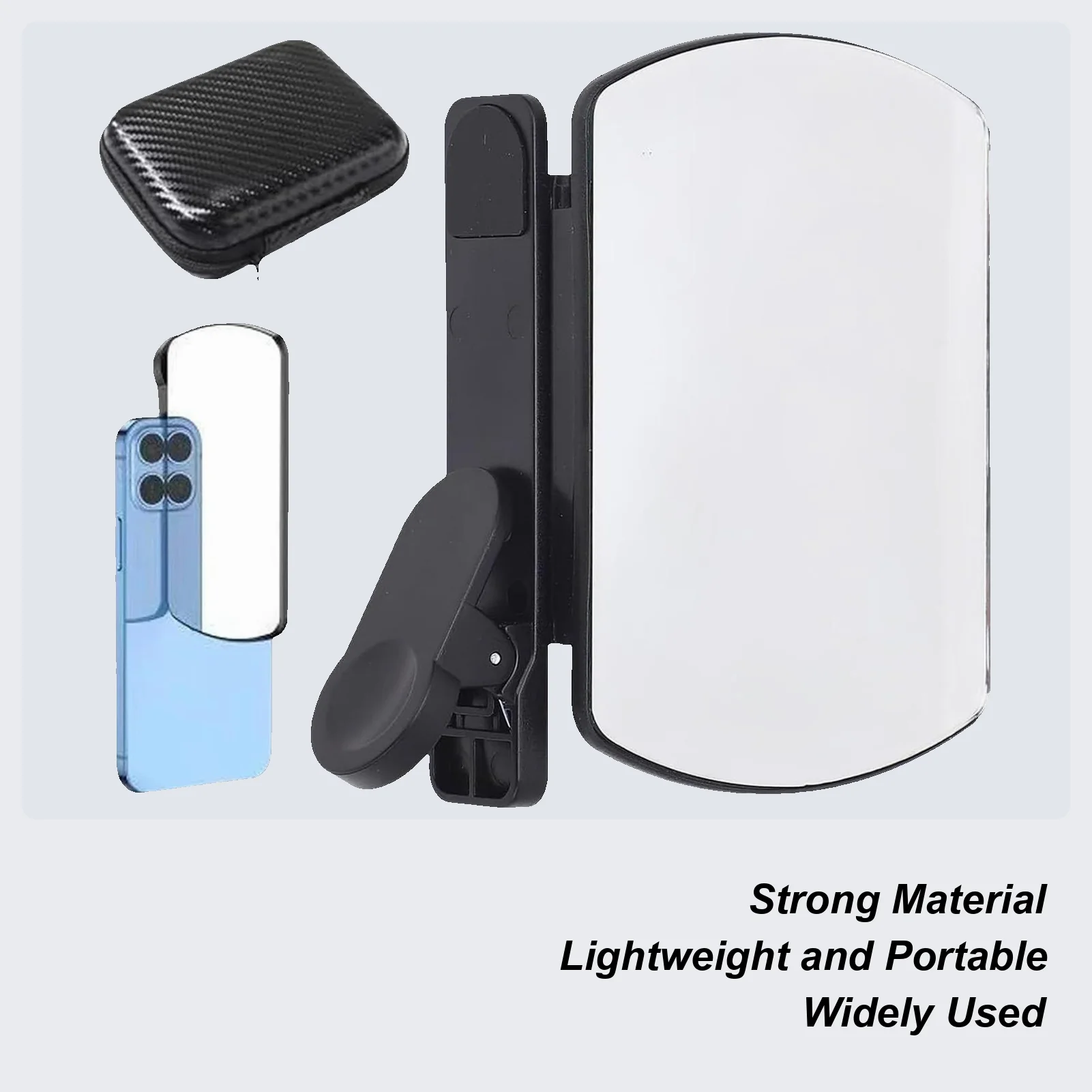 Зеркало для камеры телефона, зажим для отражения, средство для селфи-съемки, HD-камера, зеркало для фотографии, видеозапись, путешествия
Зеркало для камеры телефона, зажим для отражения, средство для селфи-съемки, HD-камера, зеркало для фотографии, видеозапись, путешествия