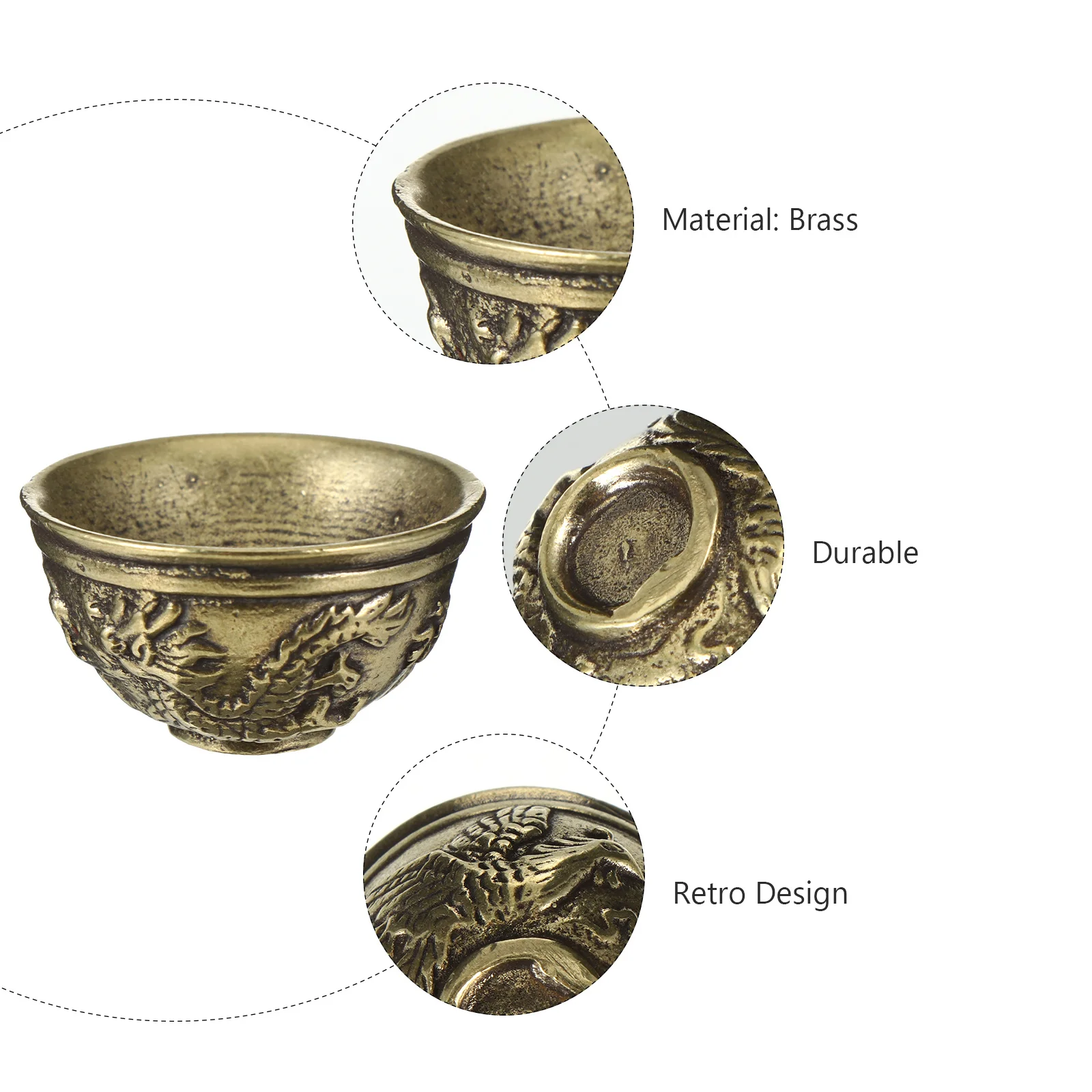 1Pcs Mini Brass Bowl Vintage Tabletop Ornament Carved Sculpture Desktop Decoration Home Office Gift Brass Ornament
1Pcs Mini Brass Bowl Vintage Tabletop Ornament Carved Sculpture Desktop Decoration Home Office Gift Brass Ornament