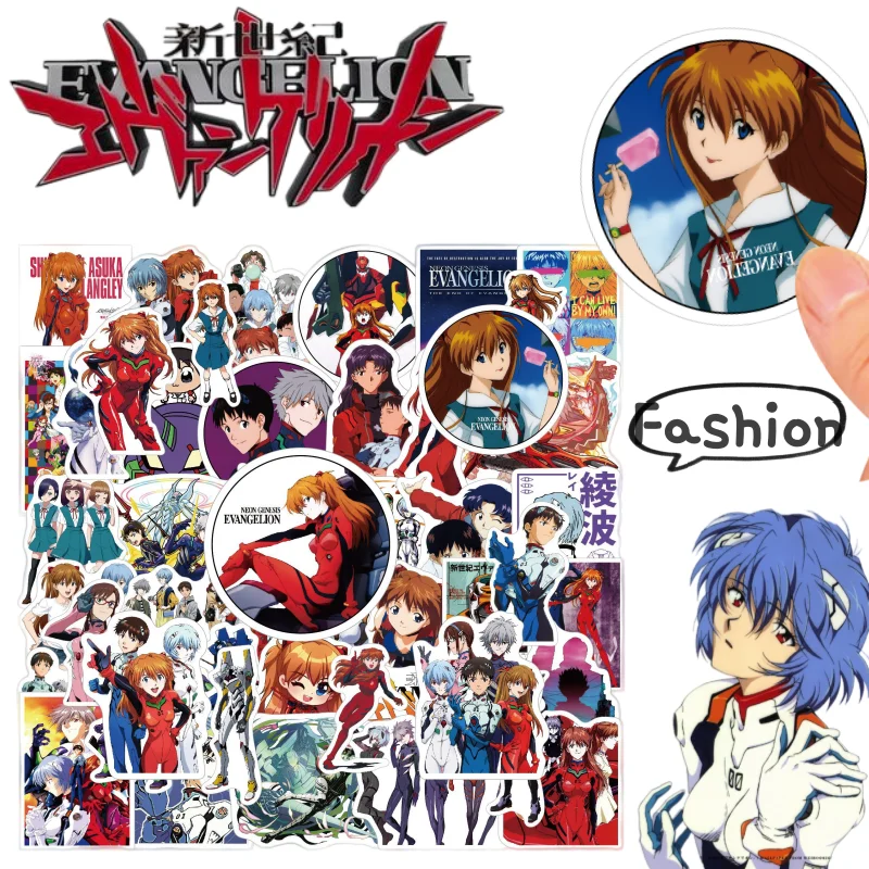 50pcs Evangelion Shinji Ikari and Asuka Langley Soryu Stickers New Creative Cartoon and Cute Fashion Waterproof Portable Decals
50pcs Evangelion Shinji Ikari and Asuka Langley Soryu Stickers New Creative Cartoon and Cute Fashion Waterproof Portable Decals
