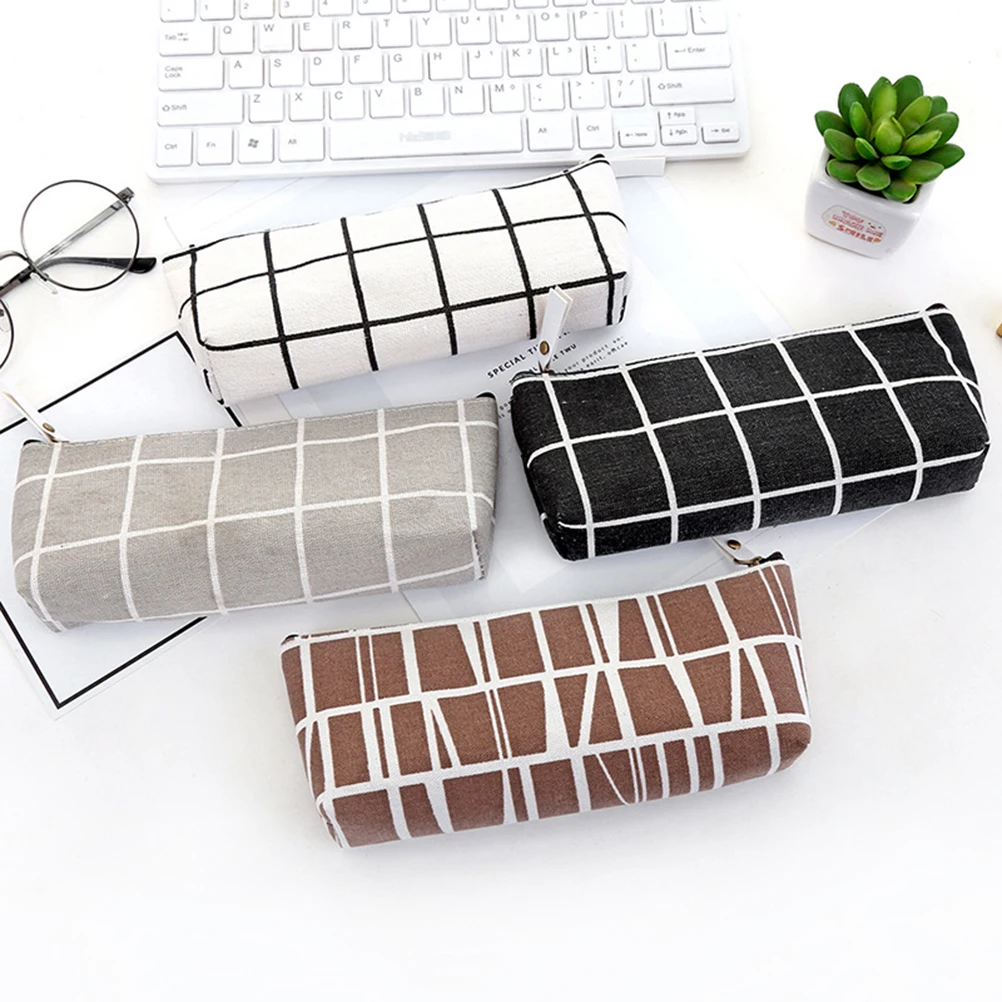 2pcs Pencil Case Canvas Stripe Student Bags Stationery Storage Pen Bag Coin Purse Durable Washable Kids Smooth Zipper
2pcs Pencil Case Canvas Stripe Student Bags Stationery Storage Pen Bag Coin Purse Durable Washable Kids Smooth Zipper