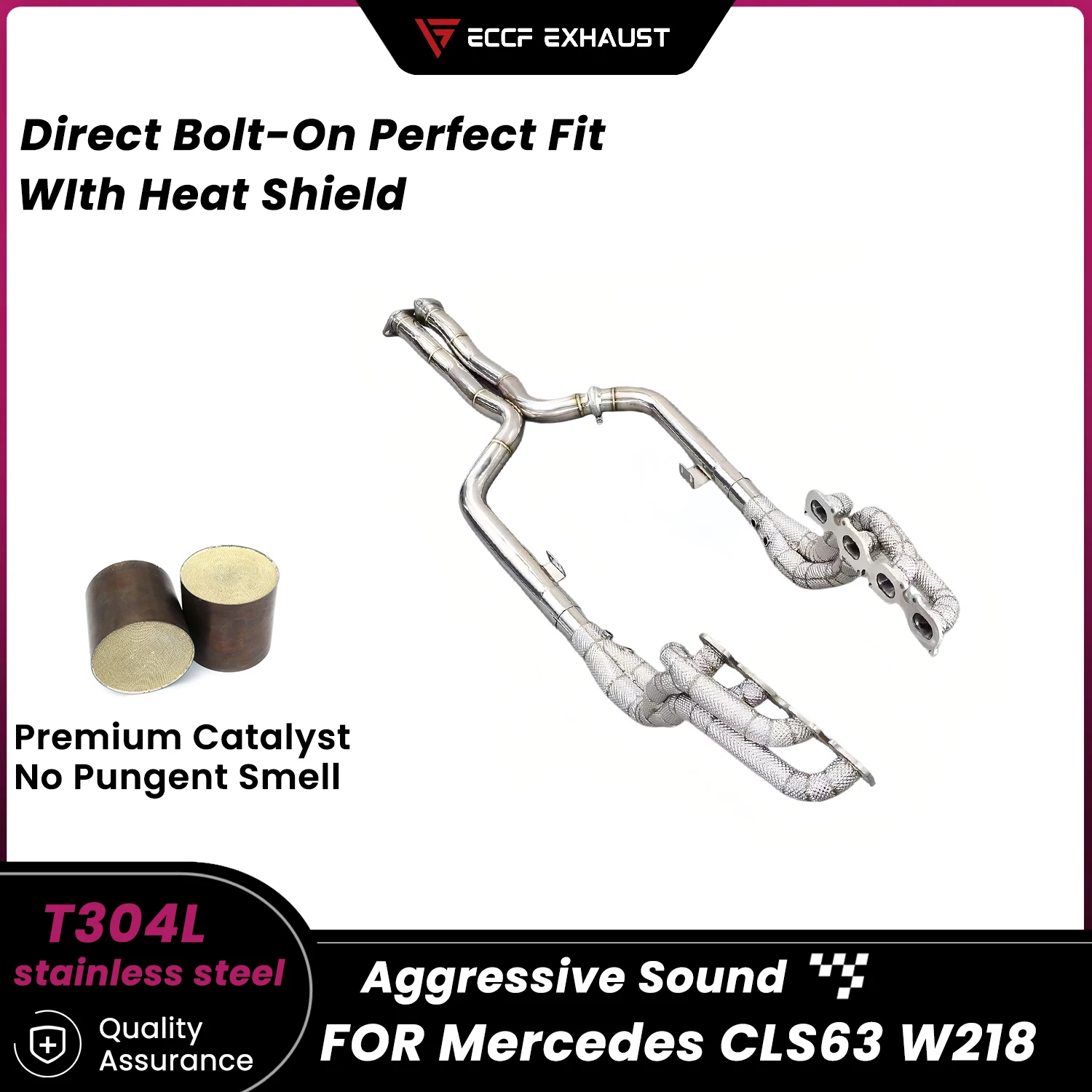  Performance Stainless Steel Headers with Heat Shield For Mercedes CLS63 W218 Sport Tone Stable Output Simple Installation
Performance Stainless Steel Headers with Heat Shield For Mercedes CLS63 W218 Sport Tone Stable Output Simple Installation