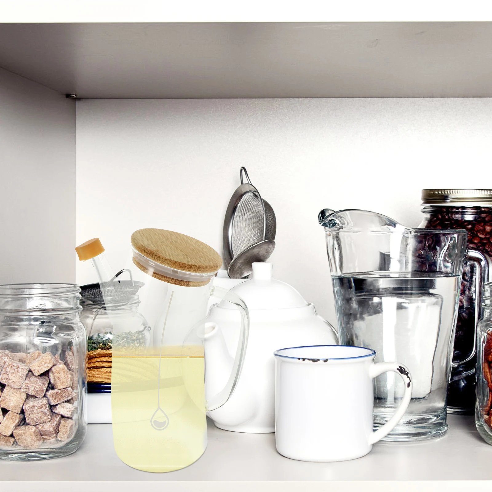 Glass Oil Dispenser 750ml Leakproof Kitchen Bottle Vinegar Cruet Container Borosilicate Strong Sealing Restaurant
Glass Oil Dispenser 750ml Leakproof Kitchen Bottle Vinegar Cruet Container Borosilicate Strong Sealing Restaurant