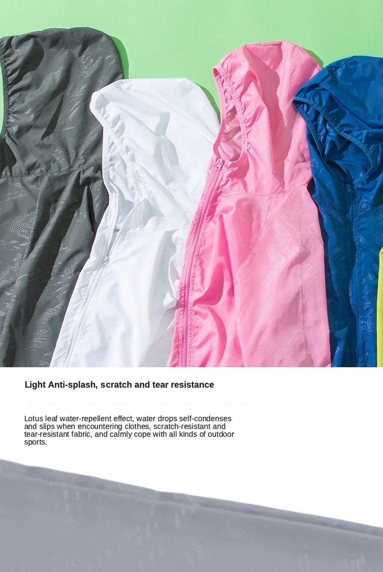 Men Women Sun Protection Unisex Coat Ultra Light Portable Foldable Hooded Windbreaker Jacket Anti UV Waterproof Camping Jacket 37 S31d7d61ad3e240948eede9268d7647f52