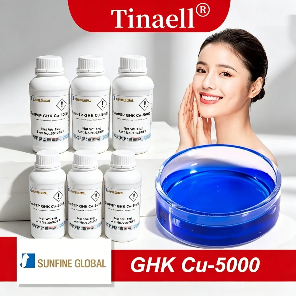PURE SunPEP GHK Cu-5000 SUNFINE GLOBAL from Korea Cosmetic Raw Materials Skincare Ingredients
PURE SunPEP GHK Cu-5000 SUNFINE GLOBAL from Korea Cosmetic Raw Materials Skincare Ingredients