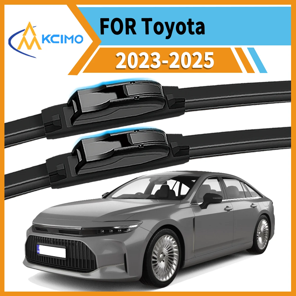 Essential Safety Pair 2 Front Wiper Blades for Toyota Crown Sedan 2023-2025 All-Weather Clarity Durable Easy to Install
Essential Safety Pair 2 Front Wiper Blades for Toyota Crown Sedan 2023-2025 All-Weather Clarity Durable Easy to Install
